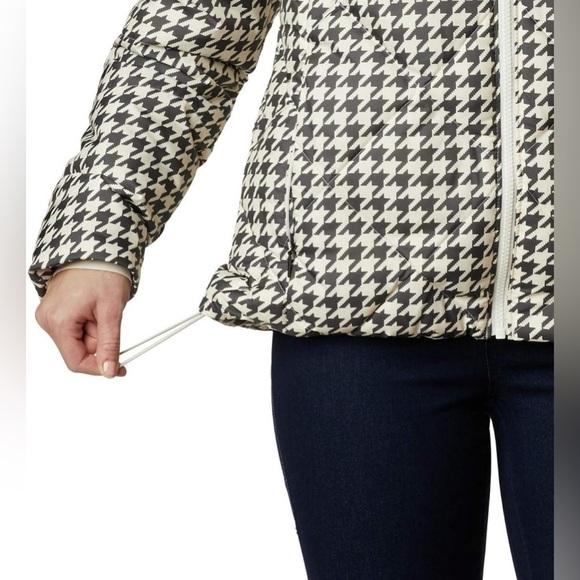NEW! Columbia Houndstooth Icy Heights ii Puffer Down Jacket SZ S - Picture 7 of 15